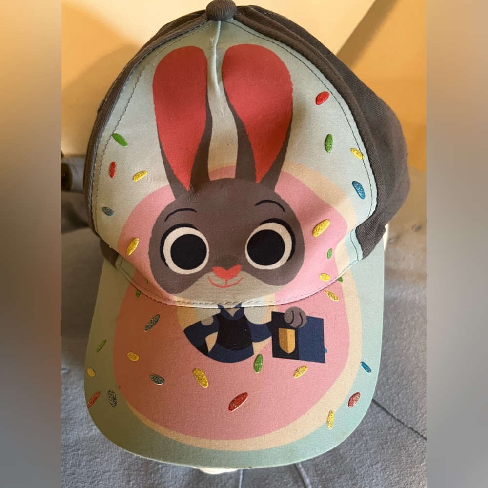 Disney Zootopia Cap Hat Youth Adjustable Multicolor Poly Cotton!